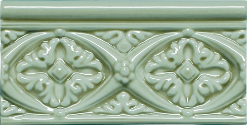 CX 7,5x15 Adex Modernista Relieve Bizantino C/C Verde Claro (per stuk)