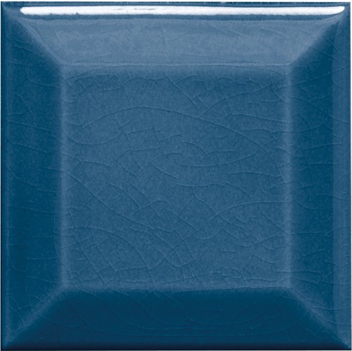 CX 7,5x7,5 Adex Modernista Biselado C/C Azul Oscuro (per stuk)