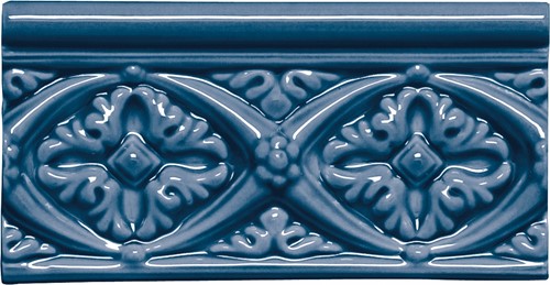 CX 7,5x15 Adex Modernista Relieve Bizantino C/C Azul Oscuro (per stuk)