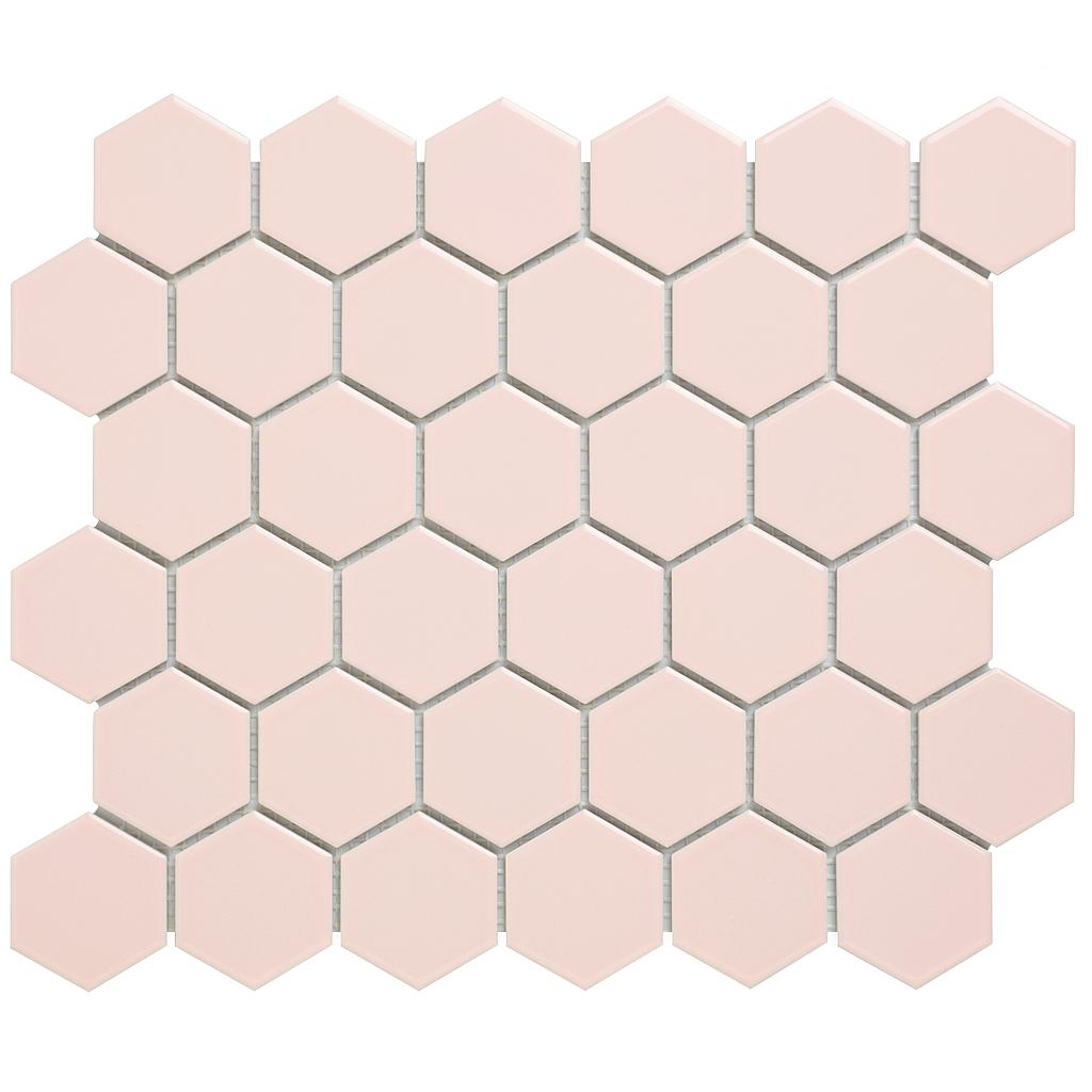 TMF BARCELONA (AFH13072) Roze Hexagon 51x59x6mm (0,91m²/10vel/doos)