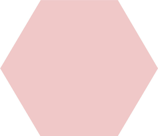 WINCKELMANS HEXAGONE 2,5cm 3,8mm Rose (1,06m²/14vel/doos)