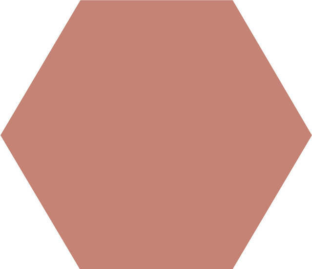WINCKELMANS HEXAGONE 2,5cm 3,8mm Vieux Rose (1,06m²/14vel/doos)