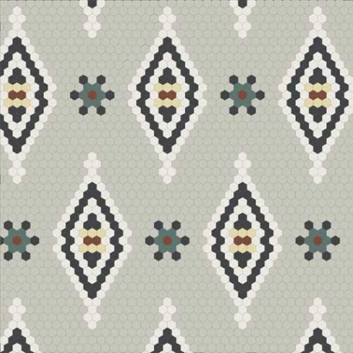 WINCKELMANS HEXAGONE 2,5cm 3,8mm Special Design "Snowflake" (1,16m²/14vel/doos)