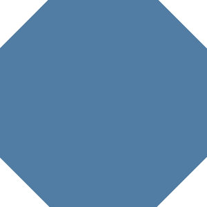 WINCKELMANS OCTAGONE 10x10 Bleu Fonce (0,5m²/50st/doos) zonder cabochon
