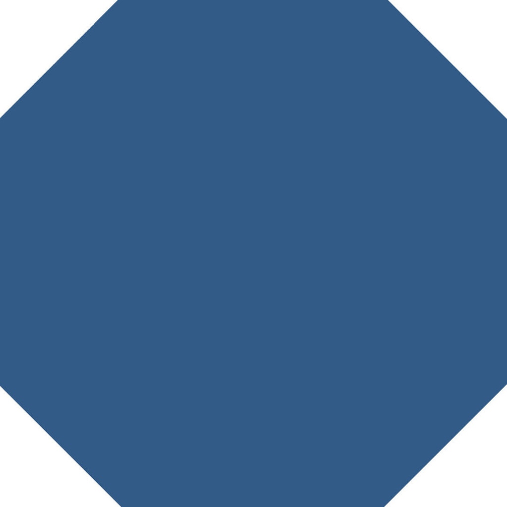 WINCKELMANS OCTAGONE 10x10 Bleu Nuit (0,5m²/50st/doos) zonder cabochon