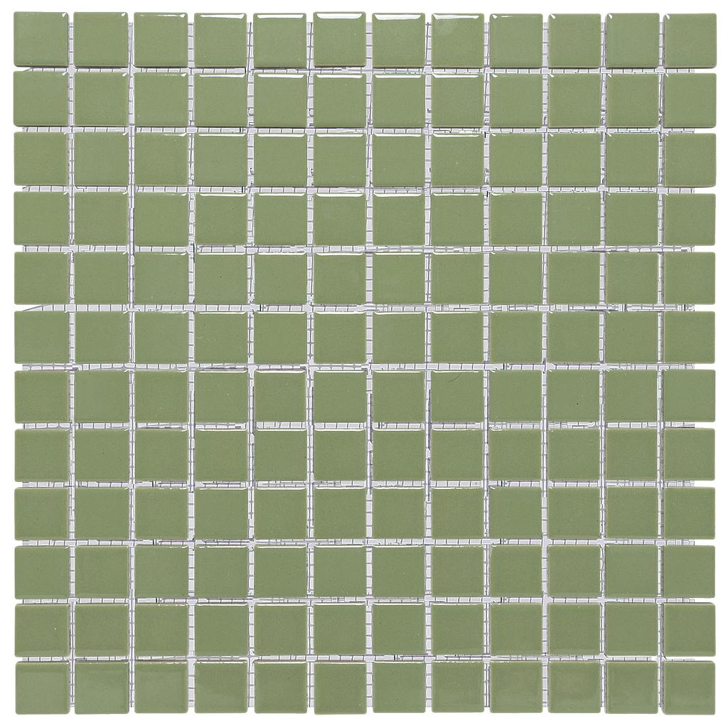 TMF BARCELONA (AF230030) Vierkant Olijf Groen 23x23mm (0,9m²/10vel/doos)