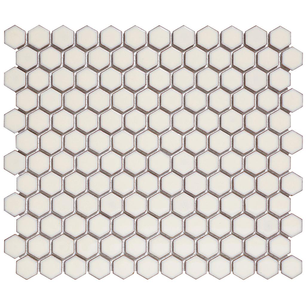 TMF BARCELONA (AFH23022) Hexagon Zacht wit met rand 23x26mm (0,78m²/10vel/doos)