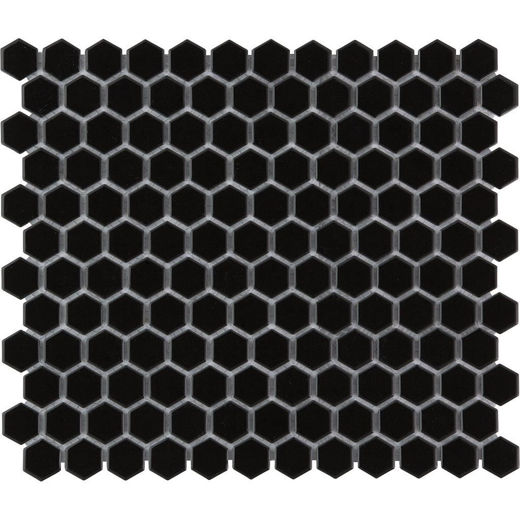 TMF BARCELONA (AFH23317) Hexagon Zwart 23x26mm (0,78m²/10vel/doos)