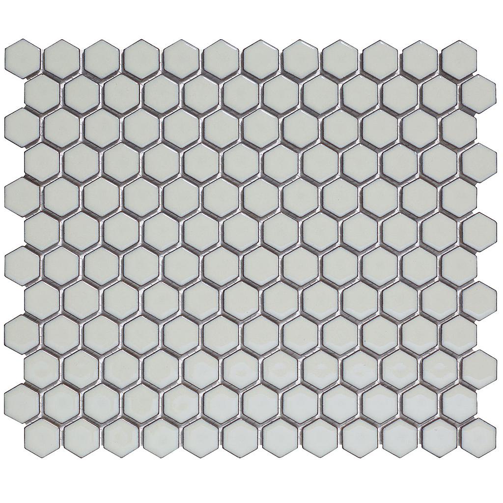 TMF BARCELONA (AFH23330) Hexagon Licht Grijs met rand 23x26mm (0,78m²/10vel/doos)