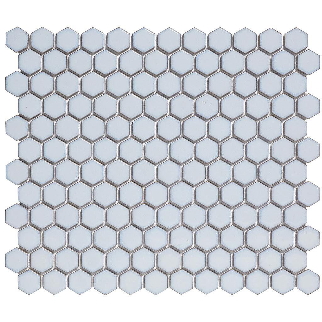 TMF BARCELONA (AFH23450) Hexagon Zacht Blauw met rand 23x26mm (0,78m²/10vel/doos)