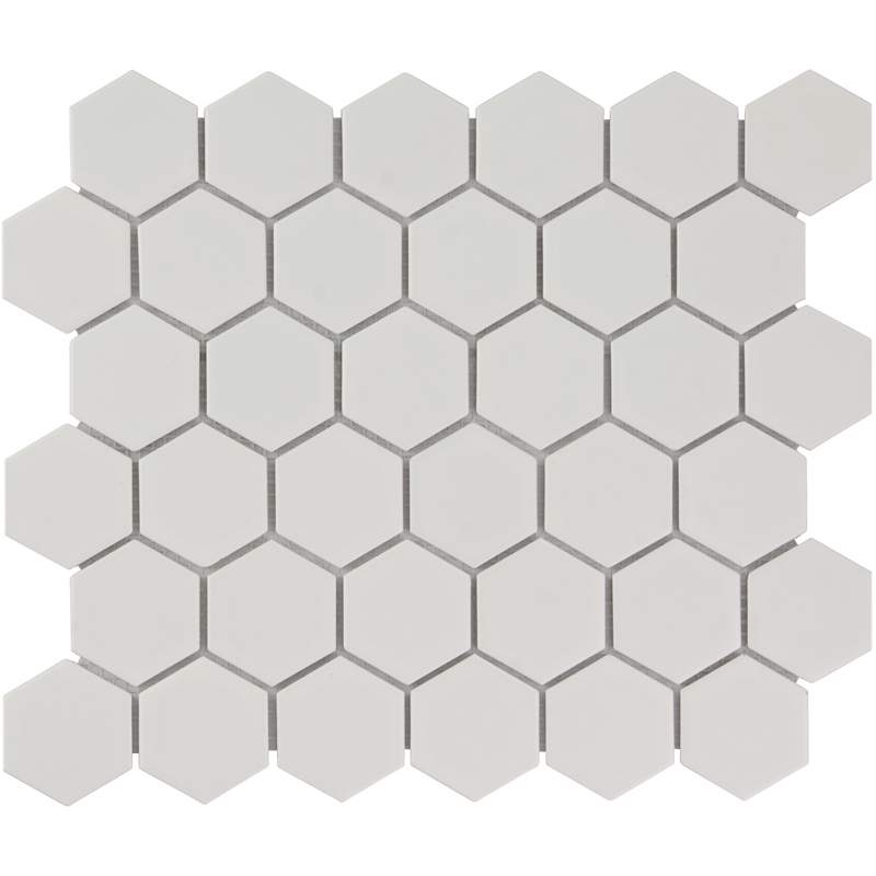 TMF BARCELONA (AMH13010) Hexagon Wit 51x59mm (0,913m²/10vel/doos)