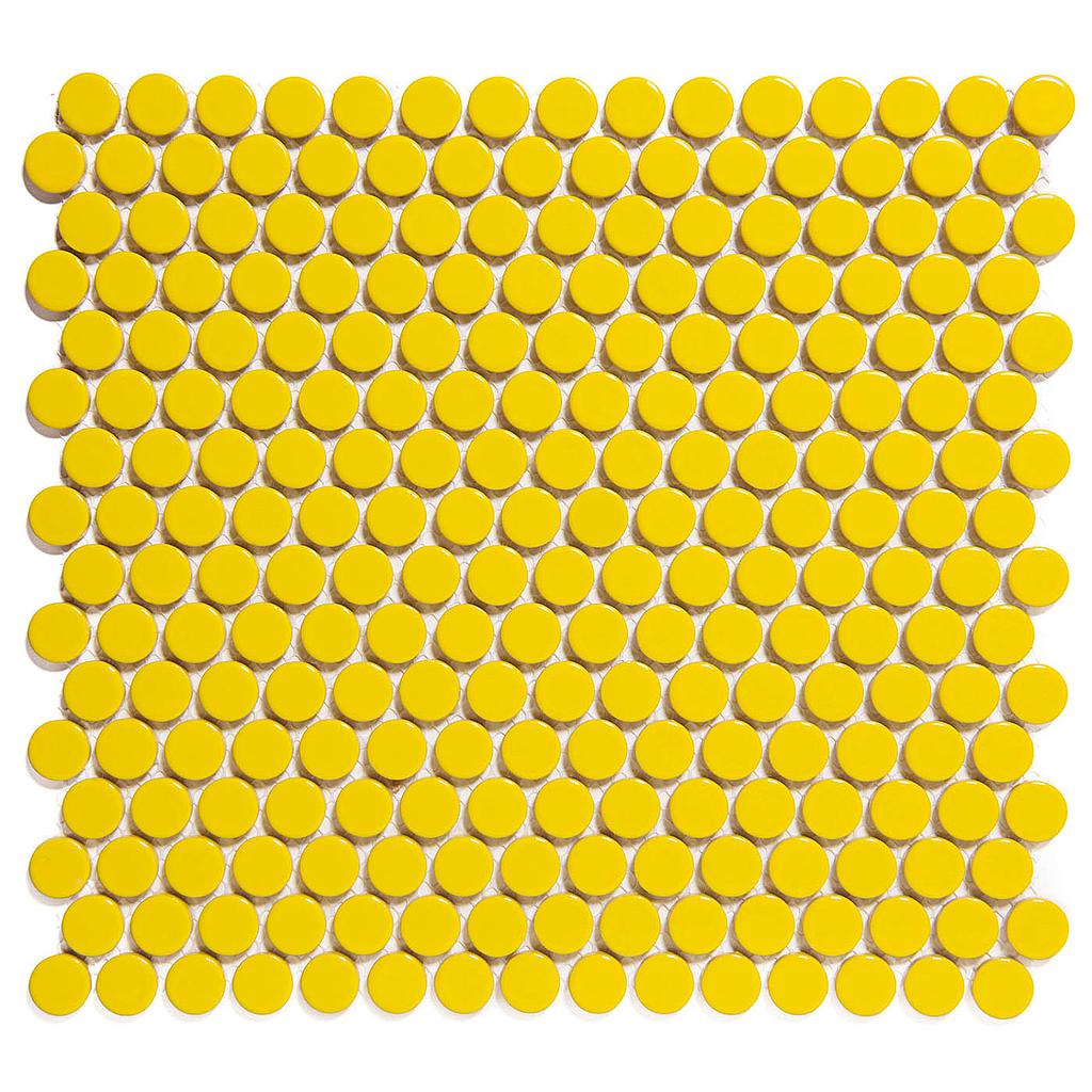 TMF VENICE (VKN030) Pennyround Rond Geel 19x5.5mm (0,93m²/10vel/doos)