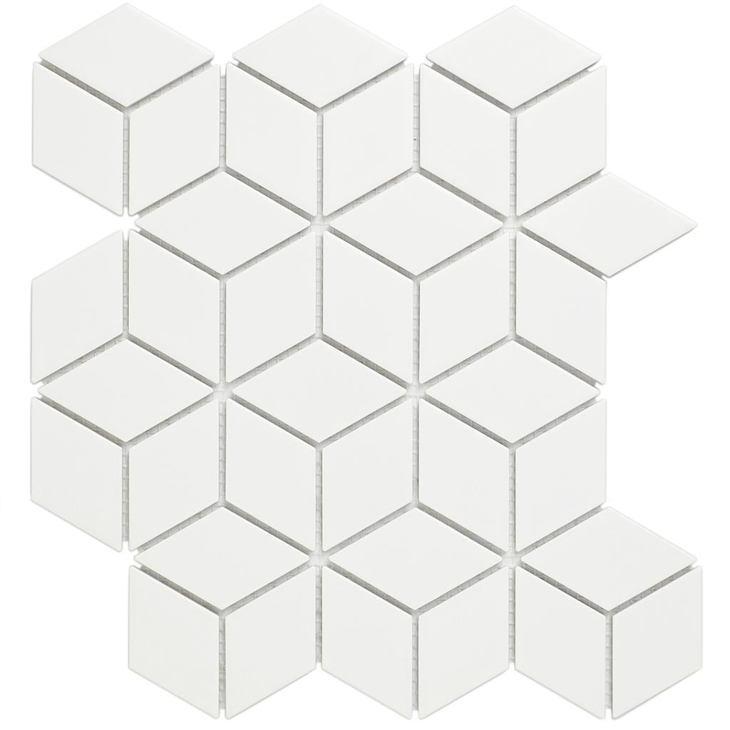 TMF PARIS (PACU140) Wit Mat Cubic 48x81x6mm (0,81m²/10vel/doos)