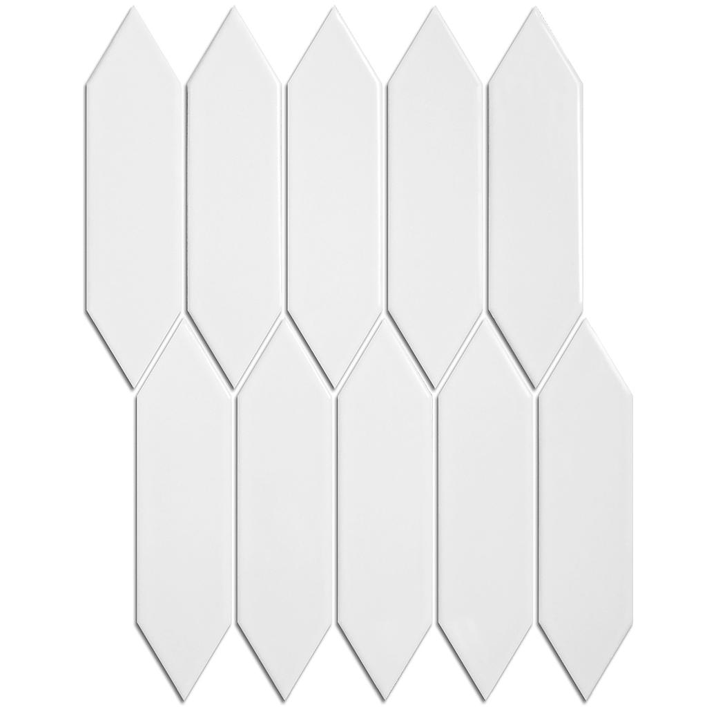 TMF PARIS (PAPIC12) Wit Picket 48x195x6,5mm (0,81m²/10vel/doos)