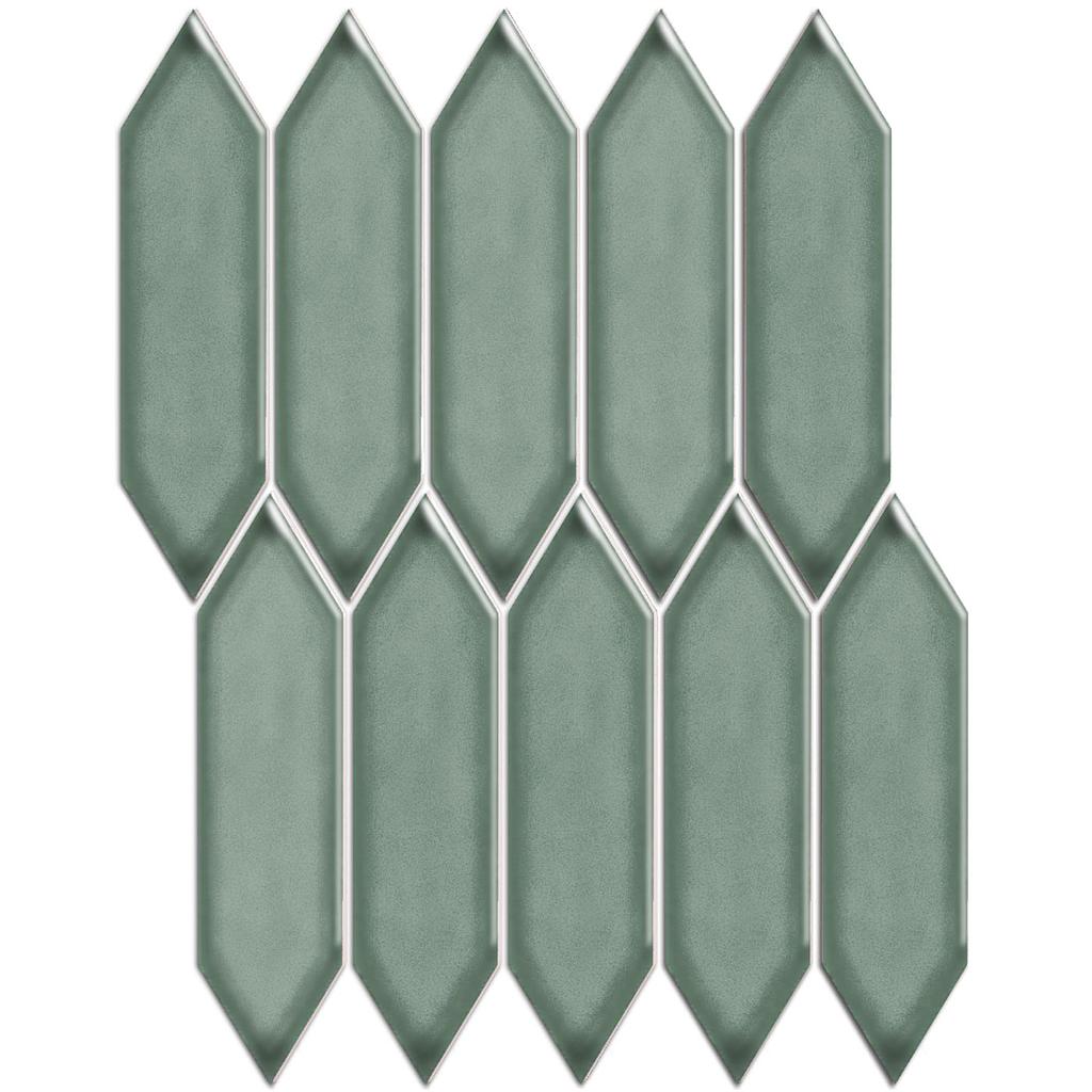 TMF PARIS (PAPIC82) Groen Grijs Picket 48x195x6,5mm (0,81m²/10vel/doos)