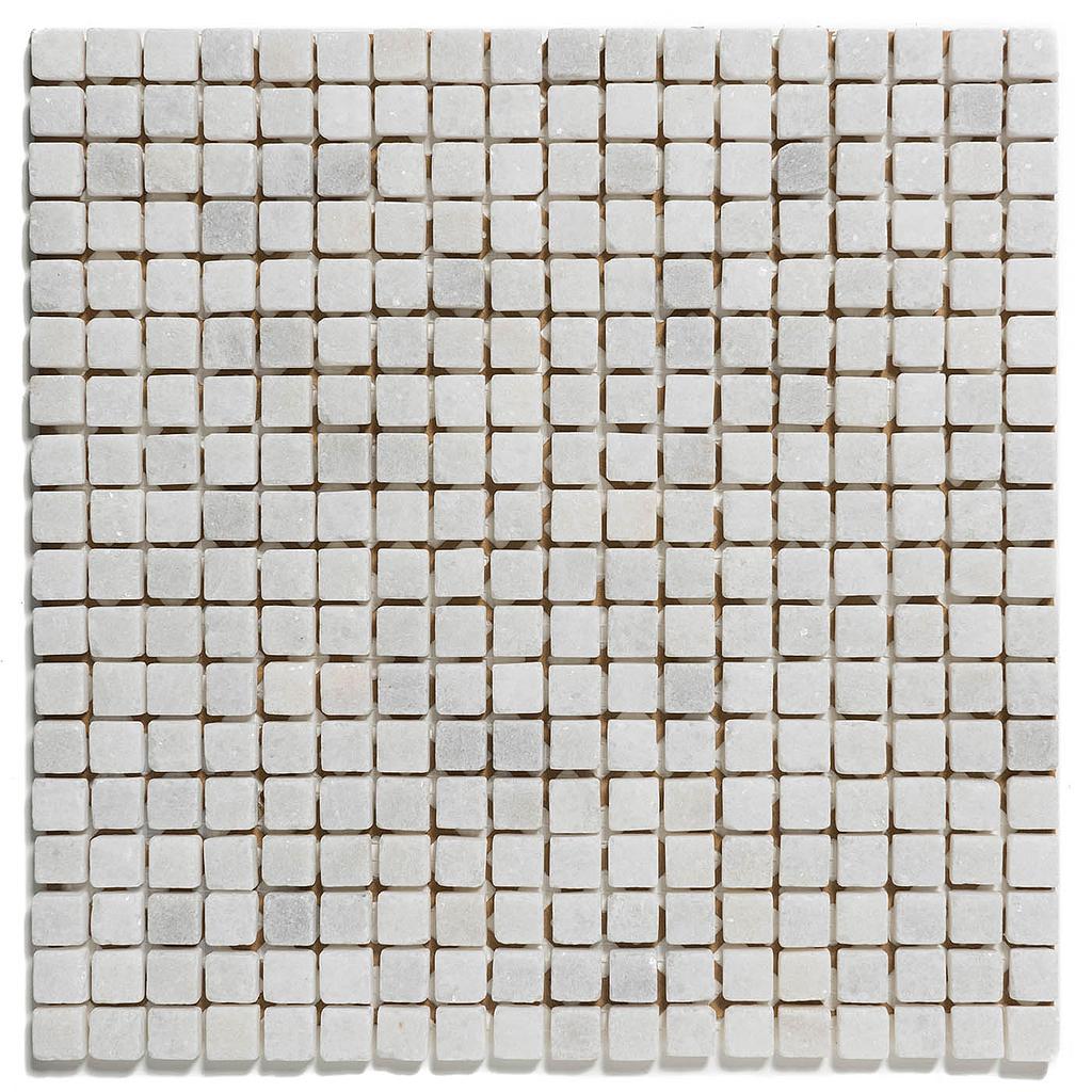 TMF NATURAL STONE (NMS100) Vierkant Cararra Anticato 1.5x1.5mm (1,02m²/11vel/doos)