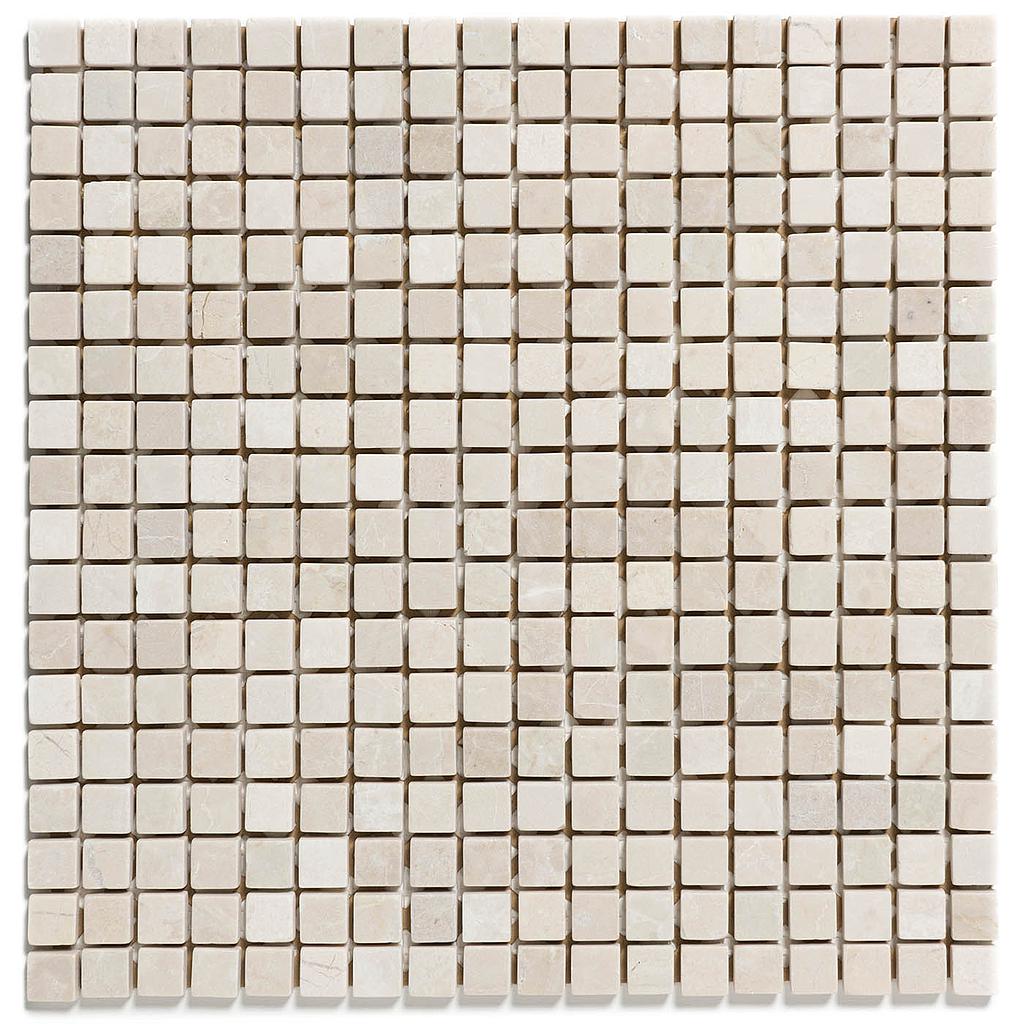 TMF NATURAL STONE (NMS200) Vierkant Botticino Anticato 1.5x1.5mm (1,02m²/11vel/doos)