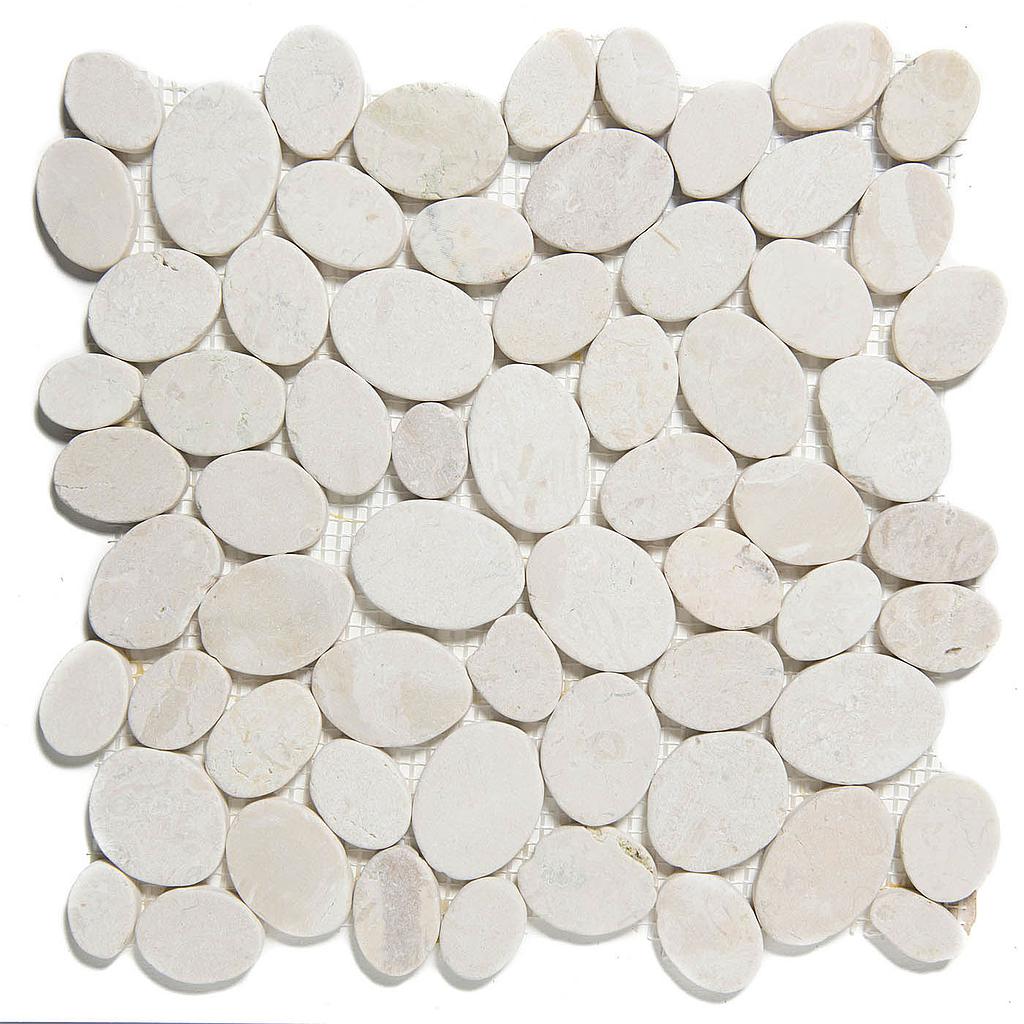TMF NATURAL STONE (NMP200) Pebbles Ivory  (1m²/11vel/doos)