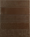 CX 10x40 Tonalite Metal Decoro Carving (Mix) Copper (0,96m²/24st/doos)
