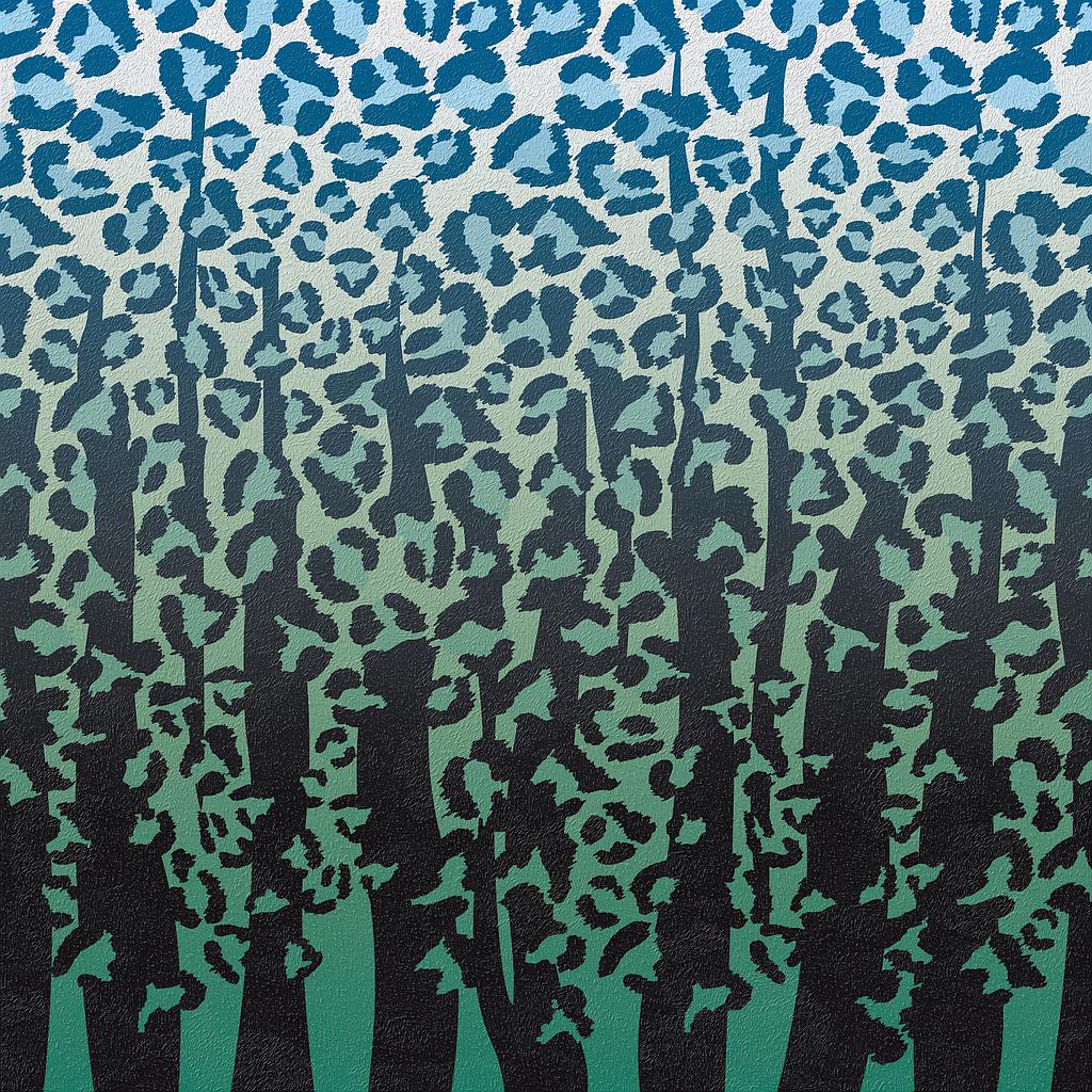 ORNAMENTA JUNGLE 60x60 HYBRID GREEN-BLUE (1,08m²/3st/doos)
