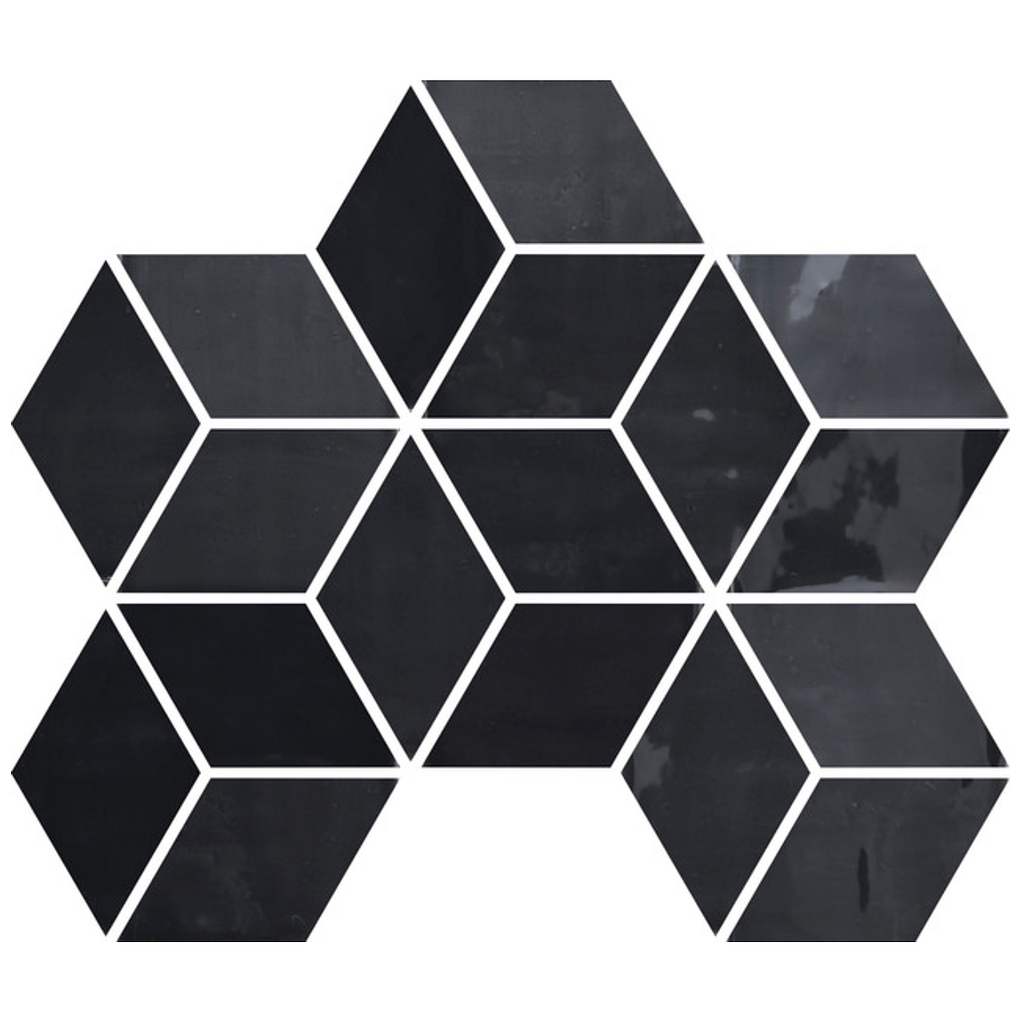 AZULEJOS NEW ZELLIGE 9x15 Diamond Charcoal (0,17m²/25st/doos)