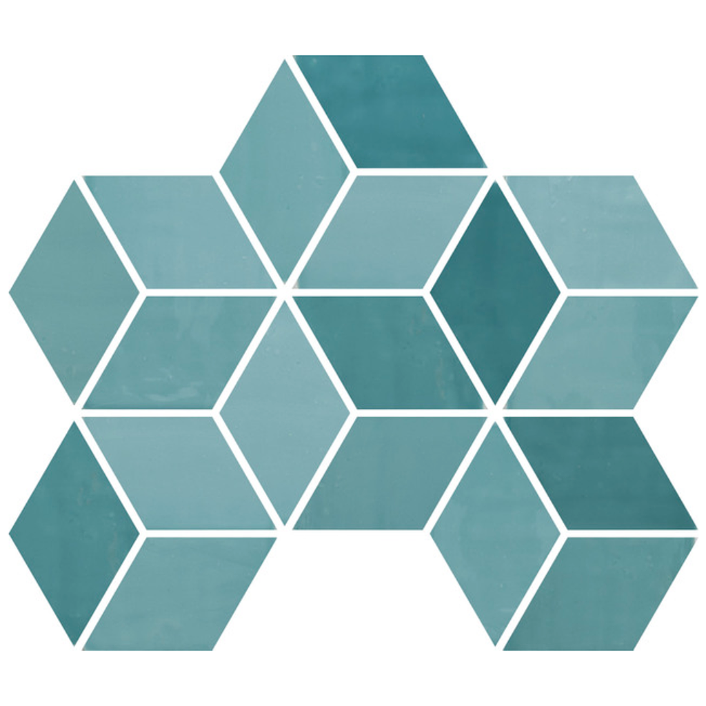 AZULEJOS NEW ZELLIGE 9x15 Diamond Jade (0,17m²/25st/doos)