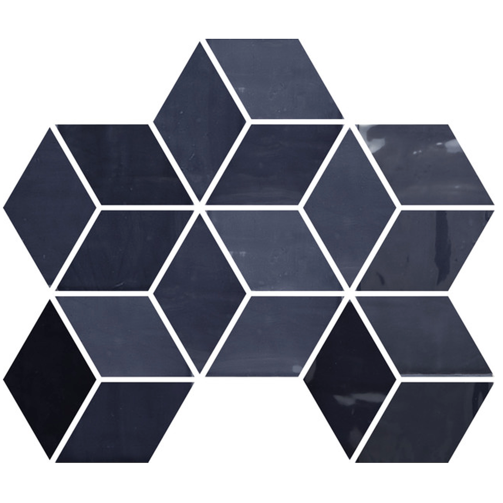 AZULEJOS NEW ZELLIGE 9x15 Diamond Navy (0,17m²/25st/doos)