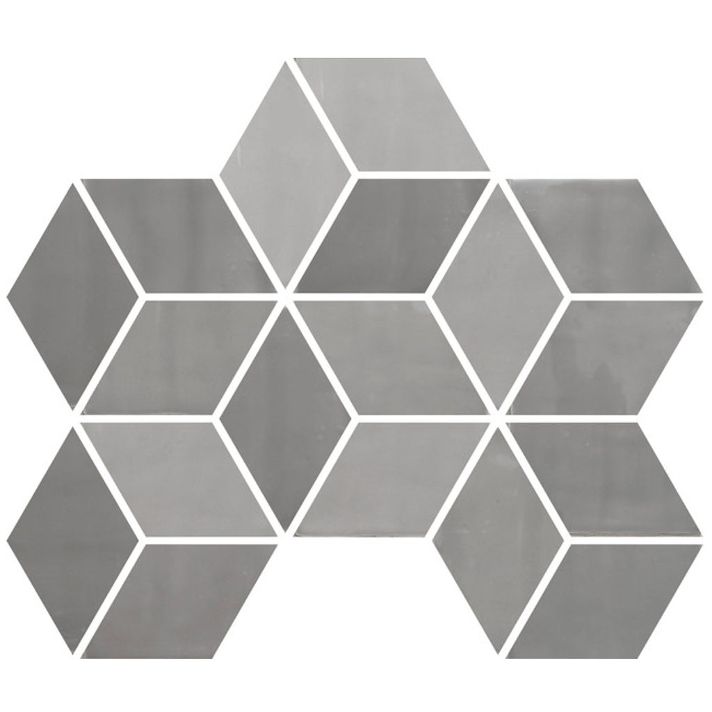 AZULEJOS NEW ZELLIGE 9x15 Diamond Smoke (0,17m²/25st/doos)