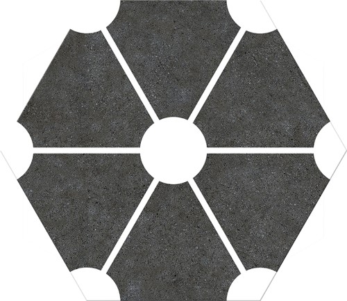 CX 25,1x22 Codicer95 Hex25 Atom Black (1,04m²/25 st/doos)