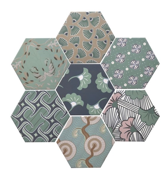 CX 14x16 Marrakech Good Vibes Mix Deco (0,40m²/24st/doos)