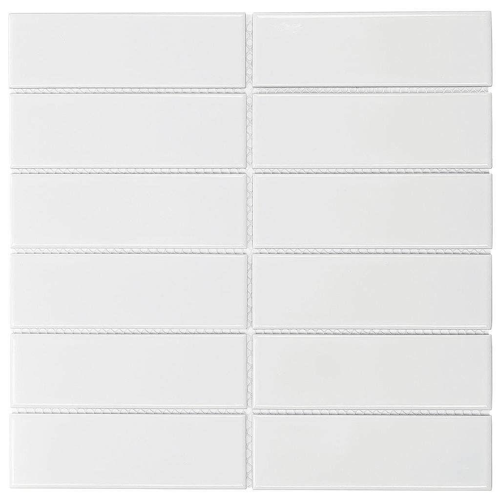 TMF BARCELONA (AF45051) Rechthoek Wit Glanzend 45x145mm (0,86m²/10vel/doos)