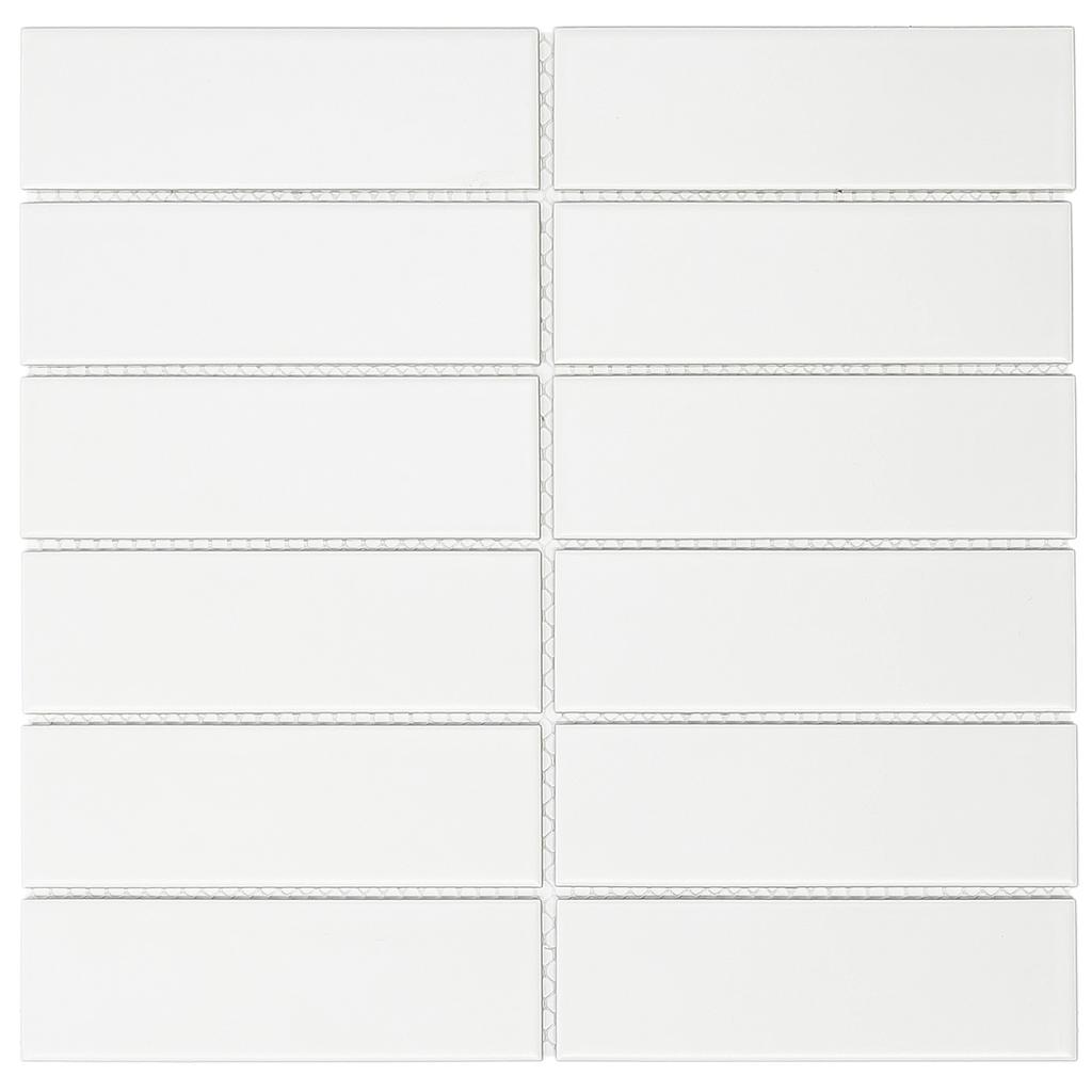 TMF BARCELONA (AM45010) Rechthoek Wit Mat 45x145mm (0,86m²/10vel/doos)