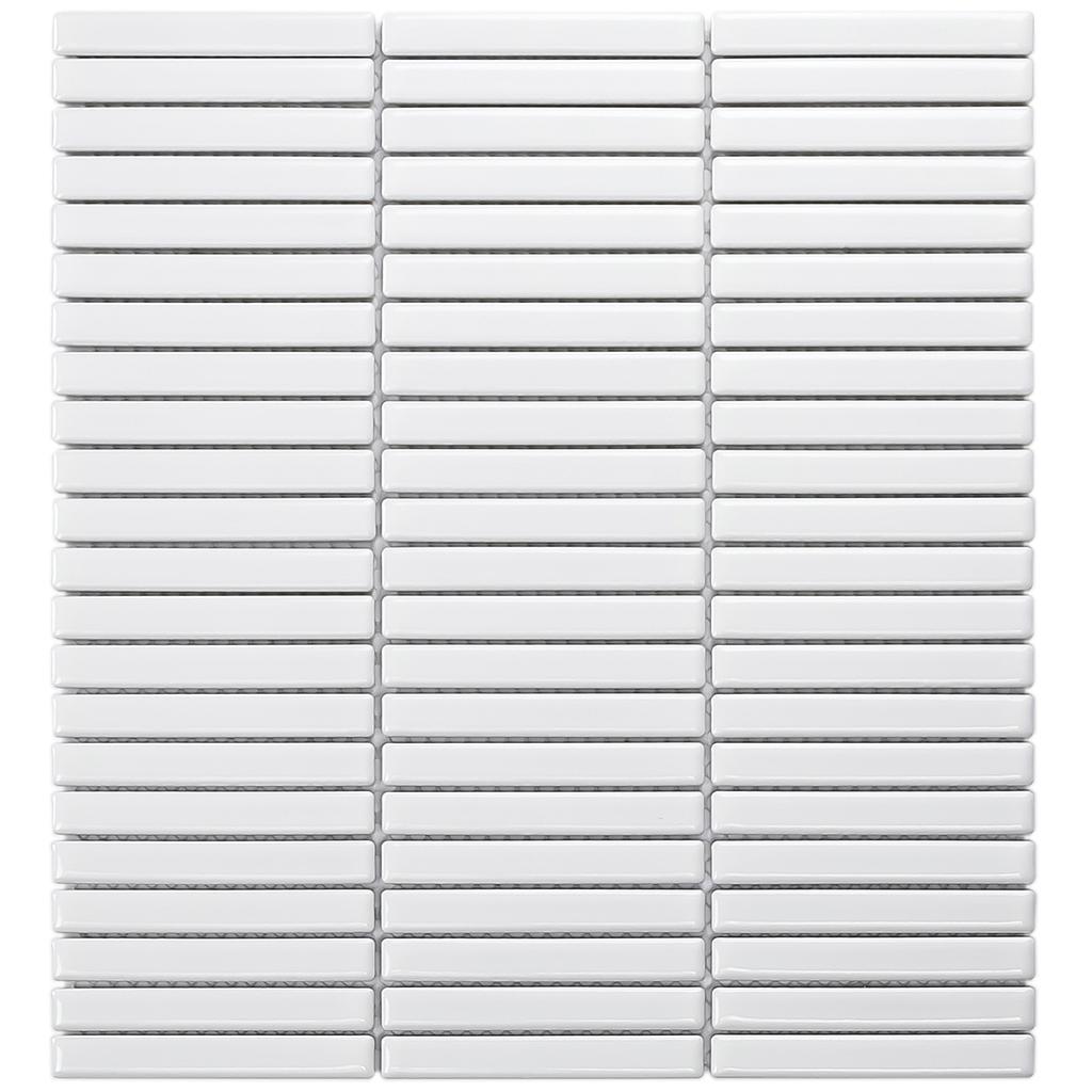 TMF SEVILLA FINGER (SEF12100) Kit-Kat Mini's Wit Glanzend 12x92x8mm (0,87m²/10vel/doos)