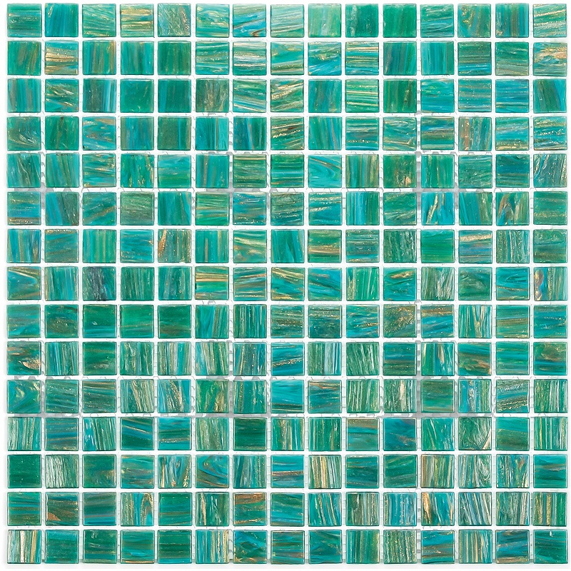 TMF AMSTERDAM (GMG767) Vierkant Turquoise 20x20x4mm (1,04m²/10vel/doos)