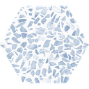 CX 23,2x26,7 Heritage Hexagon Riazza Blu (0,75m²/16st/doos)