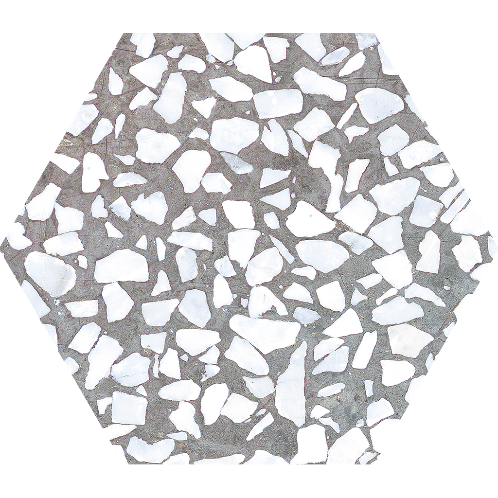 CX 23,2x26,7 Heritage Hexagon Riazza Grigio (0,75m²/16st/doos)