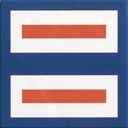 MUTINA MATTONELLE MARGHERITA 20,5x20,5 Double Red (0,67m²/16st/doos)