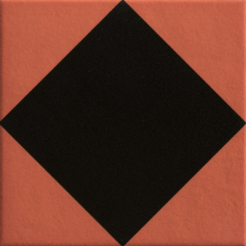 MUTINA MATTONELLE MARGHERITA 20,5x20,5 Rhombus Black (0,67m²/16st/doos)