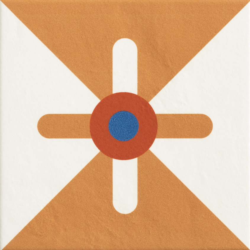 MUTINA MATTONELLE MARGHERITA 20,5x20,5 Spring Terracotta (0,67m²/16st/doos)