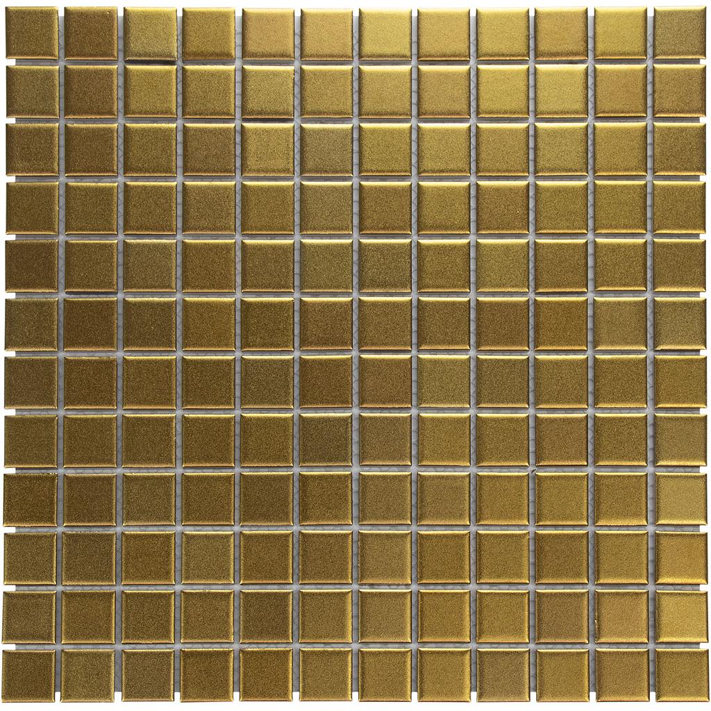 TMF BARCELONA (AM23GD) Gold Matt Metalic Square 23x23mm (0,9m²/10vel/ds) (prijs per vel)