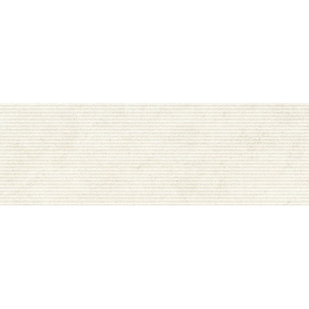 LIVING BERA&BEREN 30x90 DUCTILE RELIEFS SAW Bera White (1,07m²/4st/doos)