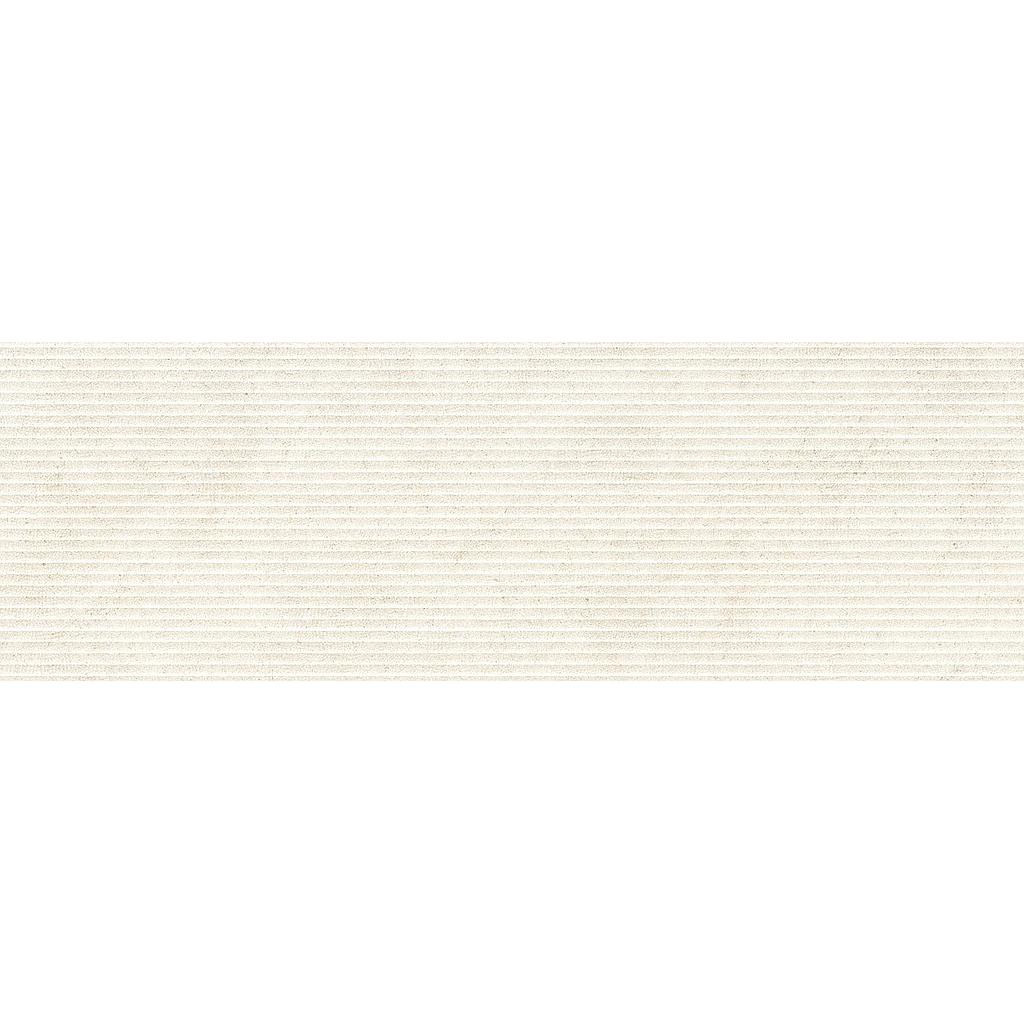 LIVING BERA&BEREN 30x90 DUCTILE RELIEFS SAW White (1,07m²/4st/doos)