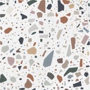 CX 18,6x18,6 Quintessenza Confetti Bianco Multicolor (0,45m²/13st/doos)
