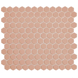 [HM23080] TMF BARCELONA (HM23080) Hexagon Royal Peach Matt 23x26mm (0,78m²/10vel/doos)