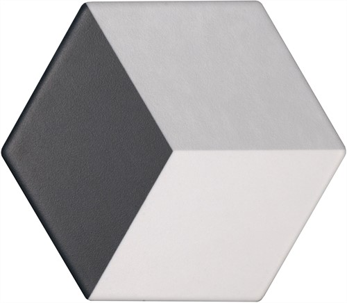 [TE6456-[T300]] CX 15x17,1 Tonalite Examatt Decoro Tredi Nero (0,5m²/25st/doos)