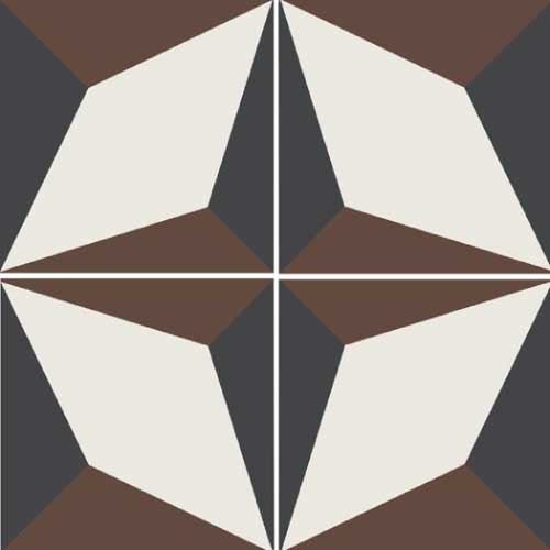 [44811] WINCKELMANS DECORATED TILES 15x15 Berlin (NOI/CHO/BAS)(0,54m²/24st/doos)