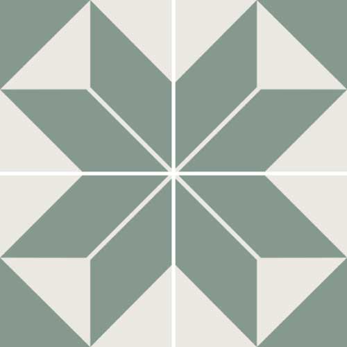 [44811] WINCKELMANS DECORATED TILES 15x15 Edelweiss (VEU/BAS)(0,54m²/24st/doos)