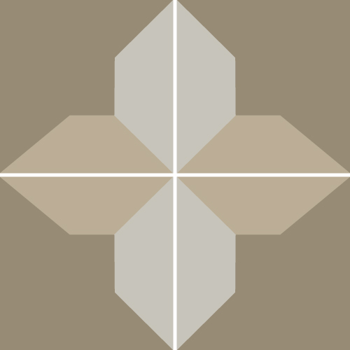 [44811] WINCKELMANS DECORATED TILES 15x15 Rome (PER/LIN/TAU)(0,54m²/24st/doos)