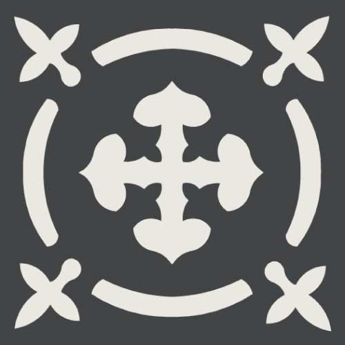 [43220] WINCKELMANS DECORS 7x7 ENC-08 (NOI/BAS) (per stuk)