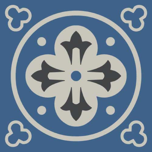 [43510] WINCKELMANS DECORS 10x10 ENC-03 (BEN/PER/NOI) (per stuk)